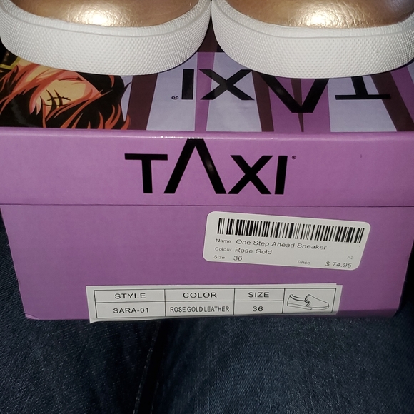 SARA one step ahead rose gold sneakers - Picture 4 of 4